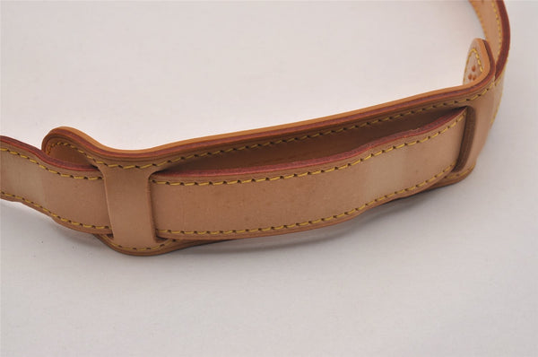 Authentic Louis Vuitton Leather Shoulder Strap Beige 35.4-42.5" LV 5123J