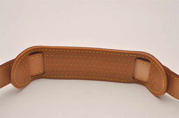 Authentic Louis Vuitton Leather Shoulder Strap Beige 35.4-42.5" LV 5123J
