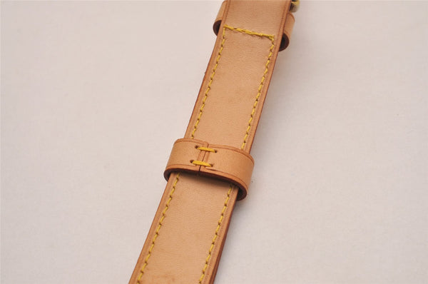 Authentic Louis Vuitton Leather Shoulder Strap Beige 35.4-42.5" LV 5123J