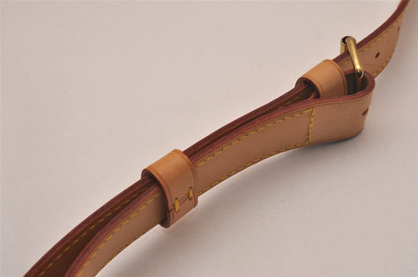 Authentic Louis Vuitton Leather Shoulder Strap Beige 35.4-42.5" LV 5123J