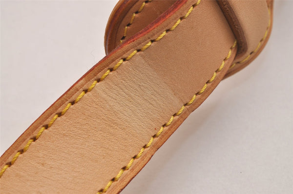 Authentic Louis Vuitton Leather Shoulder Strap Beige 35.4-42.5" LV 5123J