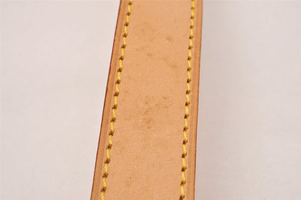 Authentic Louis Vuitton Leather Shoulder Strap Beige 35.4-42.5" LV 5123J