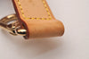 Authentic Louis Vuitton Leather Shoulder Strap Beige 35.4-42.5" LV 5123J