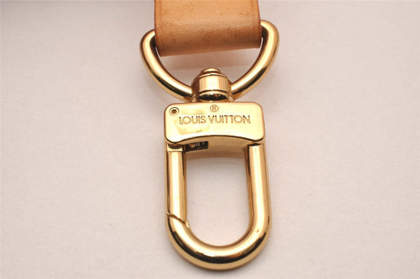 Authentic Louis Vuitton Leather Shoulder Strap Beige 35.4-42.5" LV 5123J
