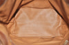 Authentic CELINE Macadam Blason Shoulder Drawstring Bag PVC Leather Brown 5123K