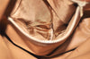 Authentic CELINE Macadam Blason Shoulder Drawstring Bag PVC Leather Brown 5123K