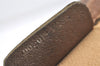 Authentic GUCCI Web Sherry Line Clutch Hand Bag Purse GG PVC Leather Brown 5124I