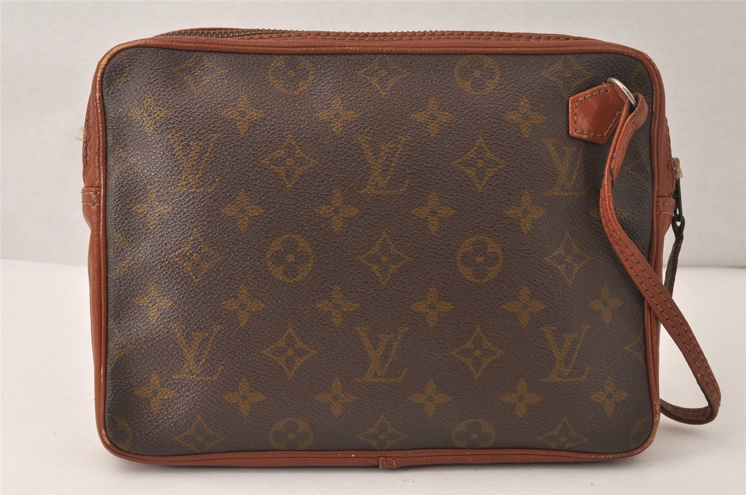 Authentic Louis Vuitton Monogram Pochette Sport Clutch Hand Bag Old Model 5124K