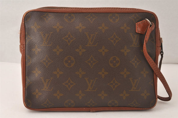 Authentic Louis Vuitton Monogram Pochette Sport Clutch Hand Bag Old Model 5124K