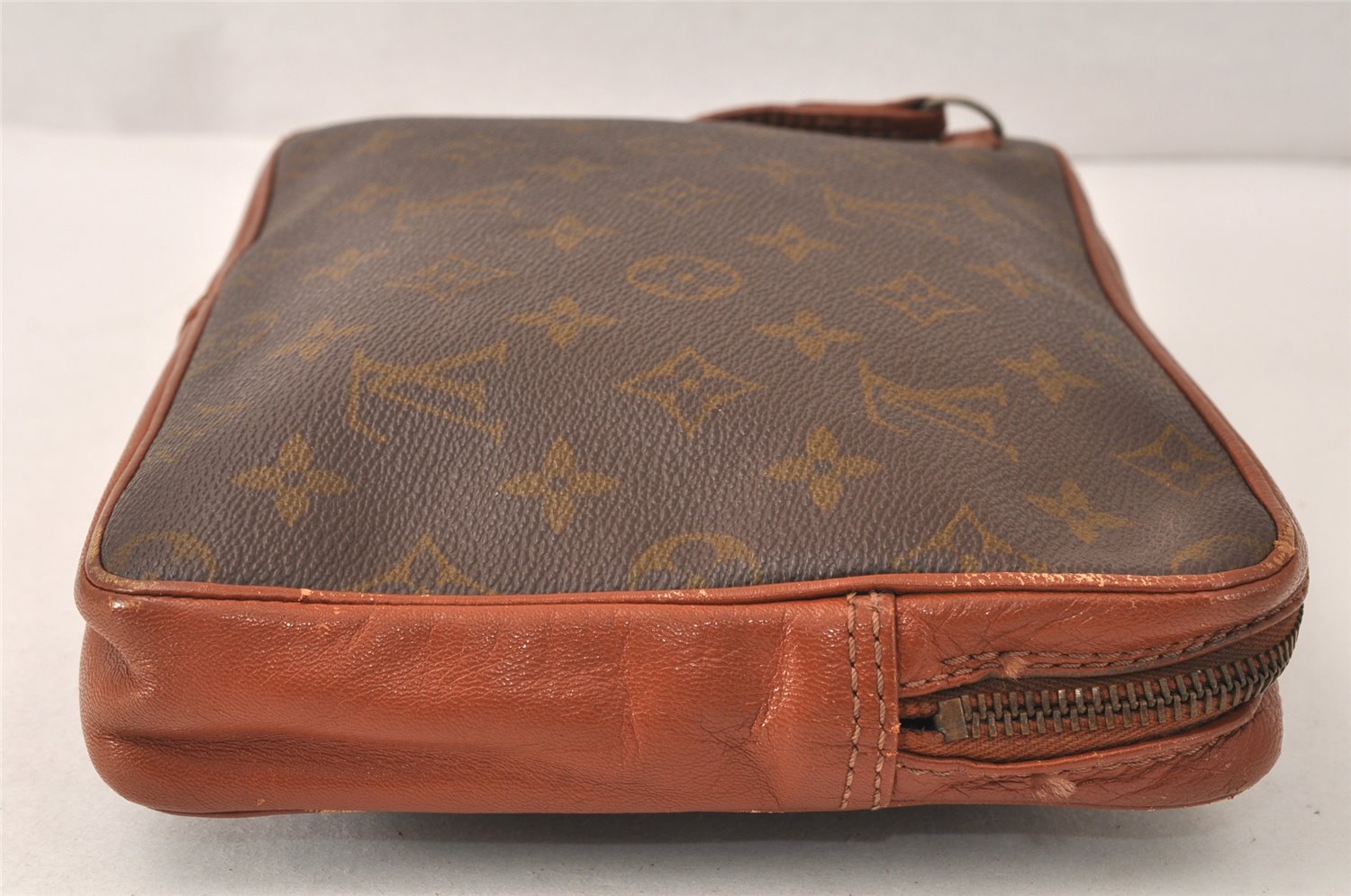Authentic Louis Vuitton Monogram Pochette Sport Clutch Hand Bag Old Model 5124K