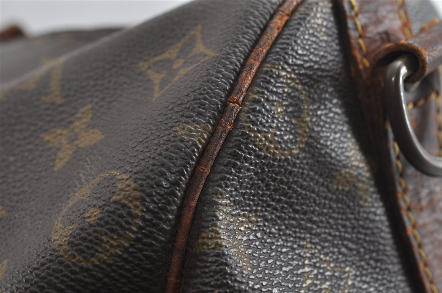 Auth Louis Vuitton Monogram Keepall Bandouliere 50 M41416 Boston Bag Junk 5125I