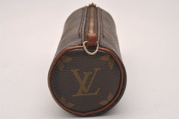 Authentic Louis Vuitton Monogram Papillon Pouch Old Model LV Junk 5125J