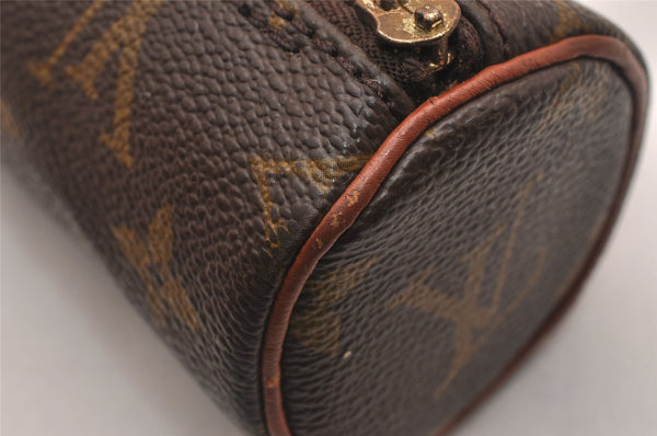Authentic Louis Vuitton Monogram Papillon Pouch Old Model LV Junk 5125J