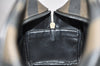 Authentic FENDI Pequin 2Way Hand Bag Purse PVC Leather Brown Black 5125K