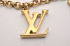 Authentic Louis Vuitton Fleur de Monogram Bag Charm Gold M65111 LV 5127J