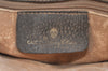 Authentic GUCCI Vintage Hand Bag Purse GG PVC Leather Brown Junk 5128K