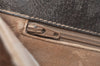 Authentic GUCCI Vintage Hand Bag Purse GG PVC Leather Brown Junk 5128K