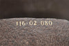 Authentic GUCCI Vintage Hand Bag Purse GG PVC Leather Brown Junk 5128K