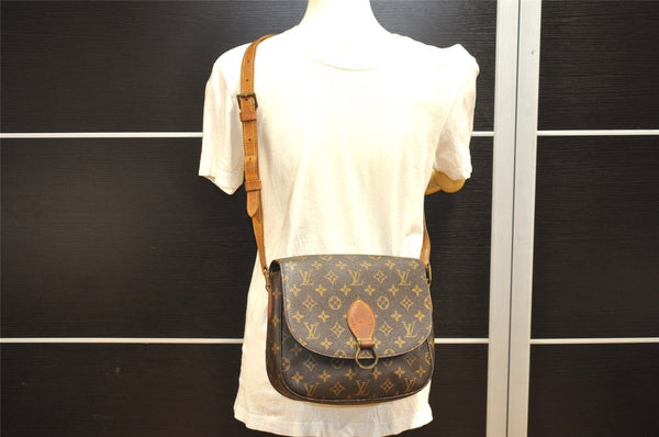 Authentic Louis Vuitton Monogram Saint Cloud GM M51242 Shoulder Cross Bag 5129I