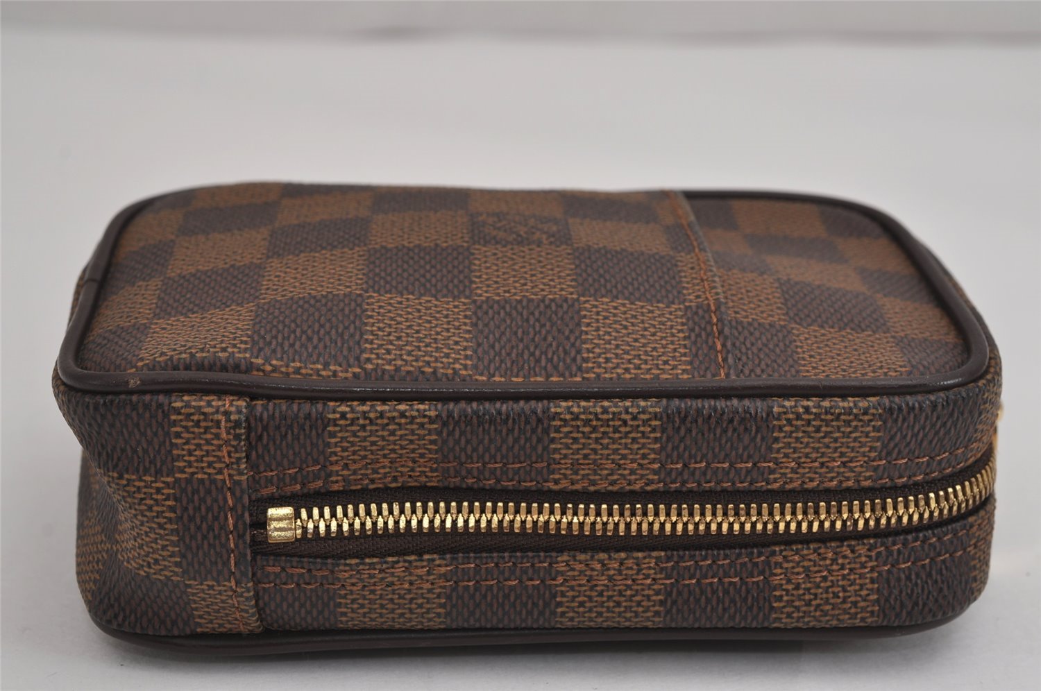 Authentic Louis Vuitton Damier Etui Okapi GM Camera Case Pouch N61737 LV 5129J