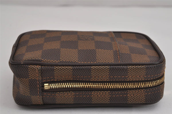 Authentic Louis Vuitton Damier Etui Okapi GM Camera Case Pouch N61737 LV 5129J