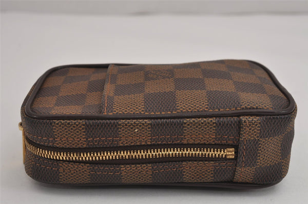 Authentic Louis Vuitton Damier Etui Okapi GM Camera Case Pouch N61737 LV 5129J