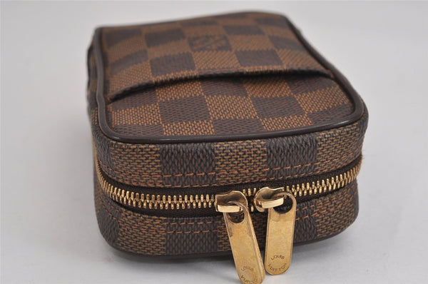 Authentic Louis Vuitton Damier Etui Okapi GM Camera Case Pouch N61737 LV 5129J