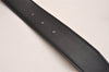 Authentic HERMES Constance Leather Belt Size 65cm 25.6" Black Brown Box 5130J