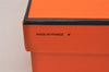 Authentic HERMES Constance Leather Belt Size 65cm 25.6" Black Brown Box 5130J