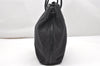 Authentic GUCCI Vintage Shoulder Tote Bag GG Canvas Leather 101341 Black 5130K
