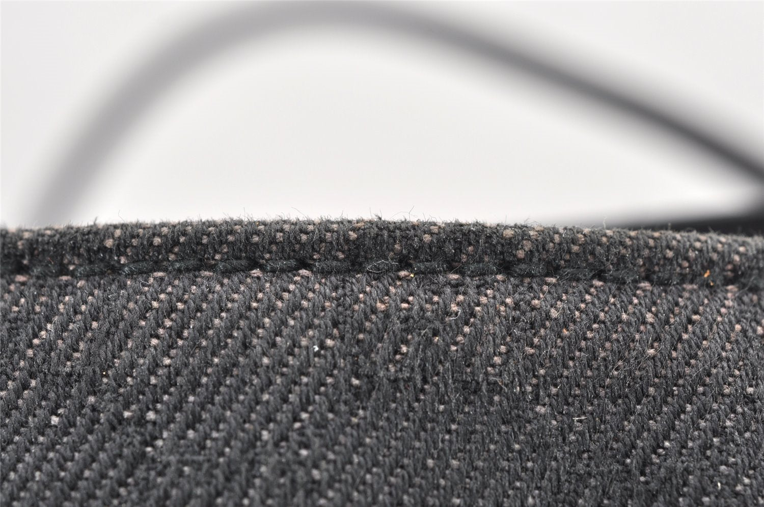 Authentic GUCCI Vintage Shoulder Tote Bag GG Canvas Leather 101341 Black 5130K