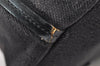Authentic GUCCI Vintage Shoulder Tote Bag GG Canvas Leather 101341 Black 5130K