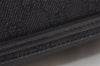 Authentic GUCCI Vintage Shoulder Tote Bag GG Canvas Leather 101341 Black 5130K