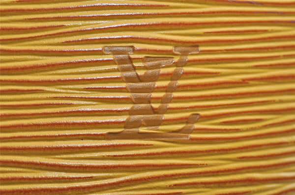 Authentic Louis Vuitton Epi Saint Jacques Hand Bag Yellow M52279 LV 5131I