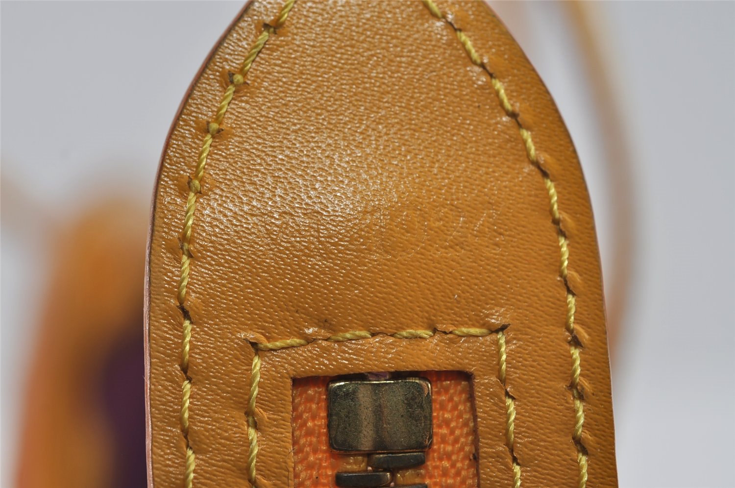 Authentic Louis Vuitton Epi Saint Jacques Hand Bag Yellow M52279 LV 5131I