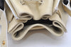 Authentic GUCCI Vintage Shoulder Drawstring Bag Leather Cream White Junk 5132K