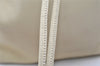 Authentic GUCCI Vintage Shoulder Drawstring Bag Leather Cream White Junk 5132K