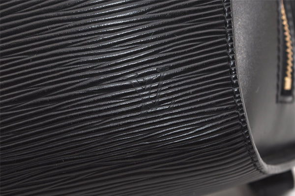 Authentic Louis Vuitton Epi Mabillon Backpack Black M52232 LV 5133J