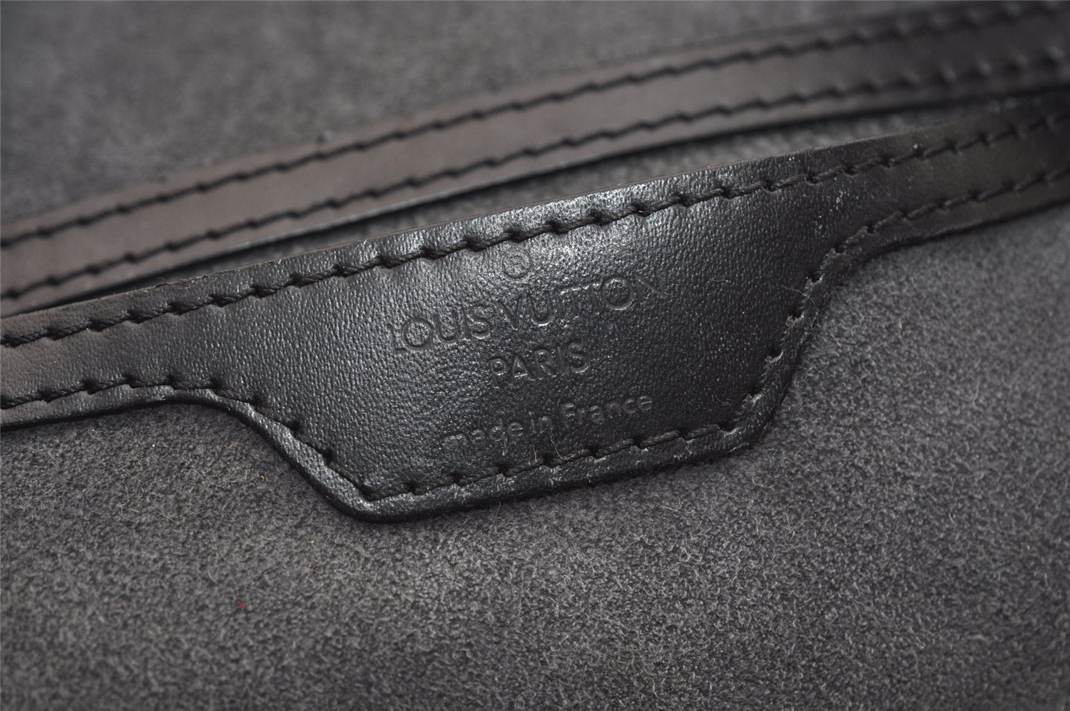 Authentic Louis Vuitton Epi Mabillon Backpack Black M52232 LV 5133J