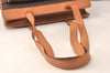 Authentic CELINE Macadam Blason Shoulder Tote Bag PVC Leather Brown 5133K