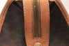 Authentic CELINE Macadam Blason Shoulder Tote Bag PVC Leather Brown 5133K