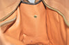 Authentic CELINE Macadam Blason Shoulder Tote Bag PVC Leather Brown 5133K