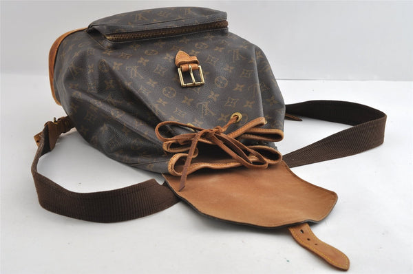 Authentic Louis Vuitton Monogram Montsouris GM Backpack M51135 LV 5134I