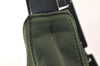 Authentic PRADA Nylon Tessuto Leather Shoulder Bag Green 5134K