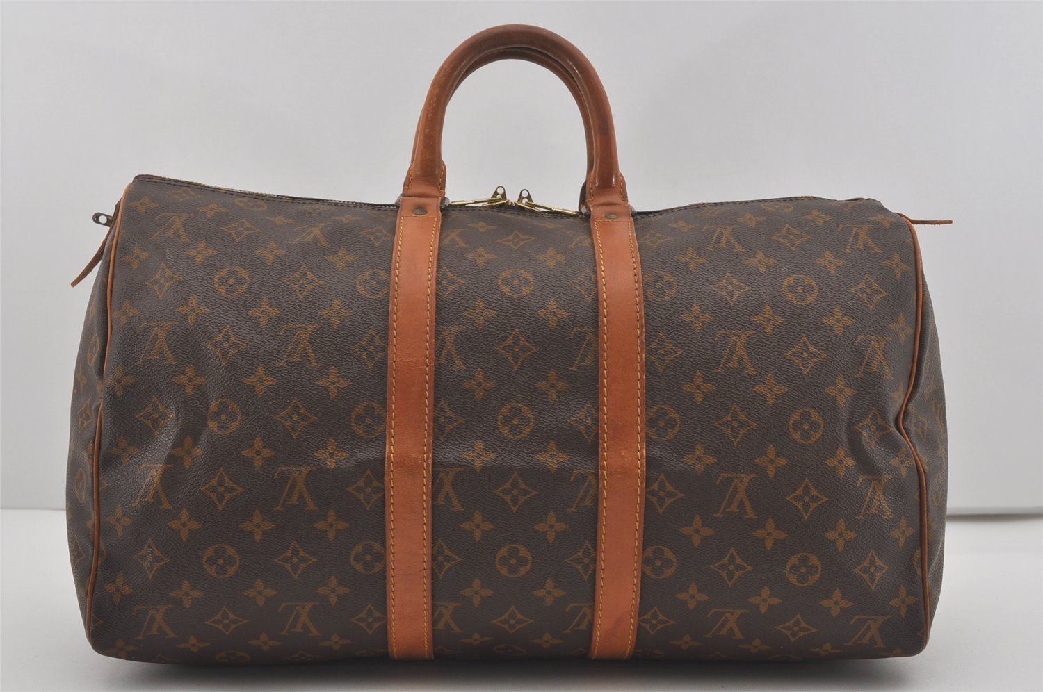 Authentic Louis Vuitton Monogram Keepall 45 Travel Boston Bag Old Model LV 5135I