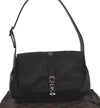 Authentic GUCCI Jackie Shoulder Hand Bag Canvas Leather 0013824 Black 5136J