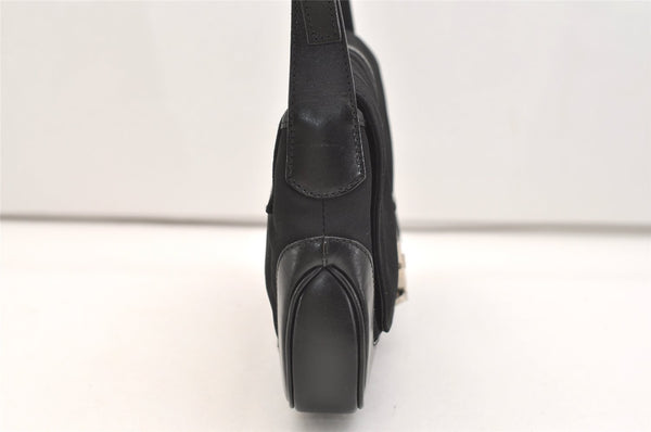 Authentic GUCCI Jackie Shoulder Hand Bag Canvas Leather 0013824 Black 5136J