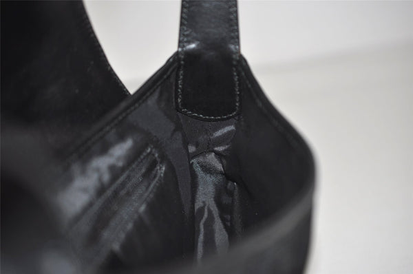 Authentic GUCCI Jackie Shoulder Hand Bag Canvas Leather 0013824 Black 5136J