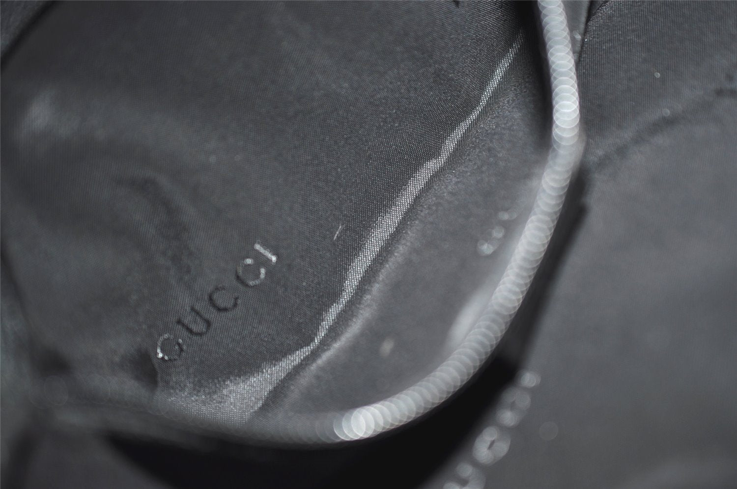 Authentic GUCCI Jackie Shoulder Hand Bag Canvas Leather 0013824 Black 5136J