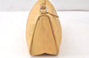 Authentic PRADA Nylon Tessuto Hand Bag Pouch Purse Yellow 5136K